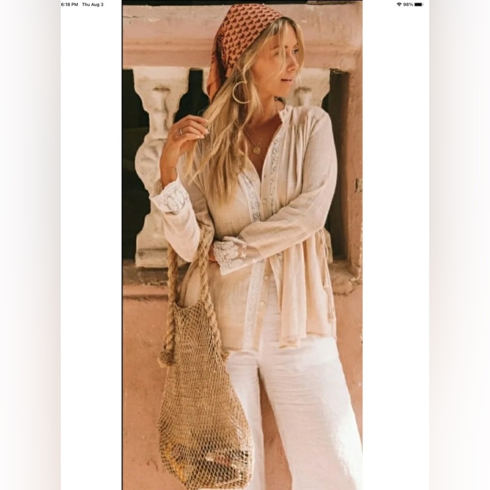 VHTF SPELL PALOMA BLOUSE (M) - Picture 10 of 13